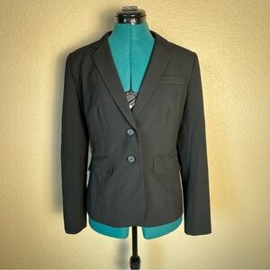 Black two button blazer by Halogen Sz 4